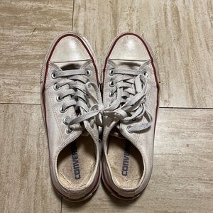 low top white converse